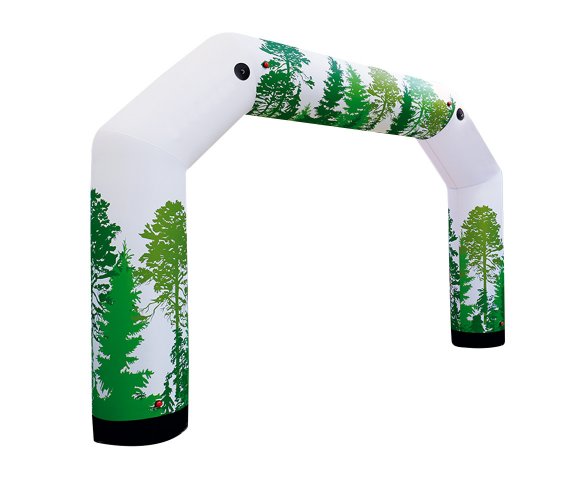 Inflatable arch