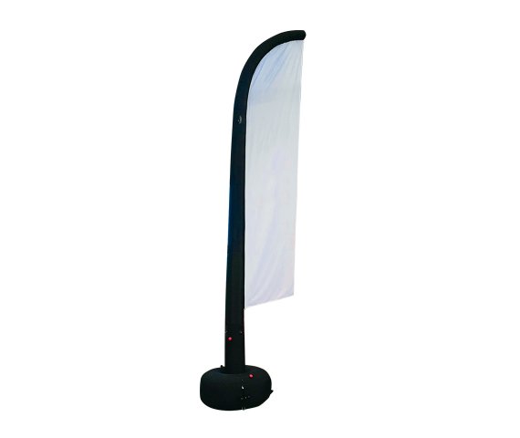 Inflatable flag