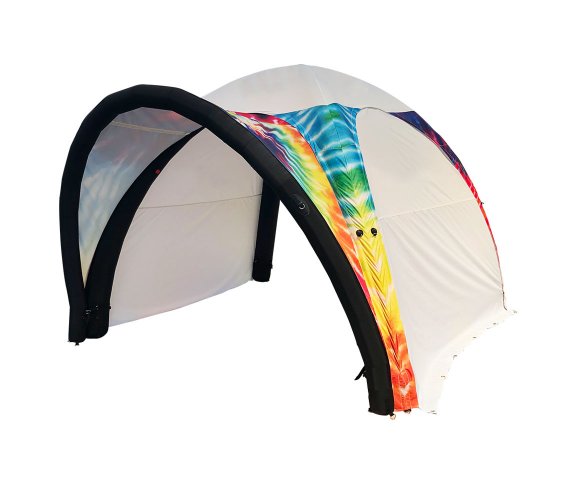 Inflatable tent